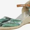 Dockers By Gerli Sandalen Met Hak Sandaal Dames Groen / Spar