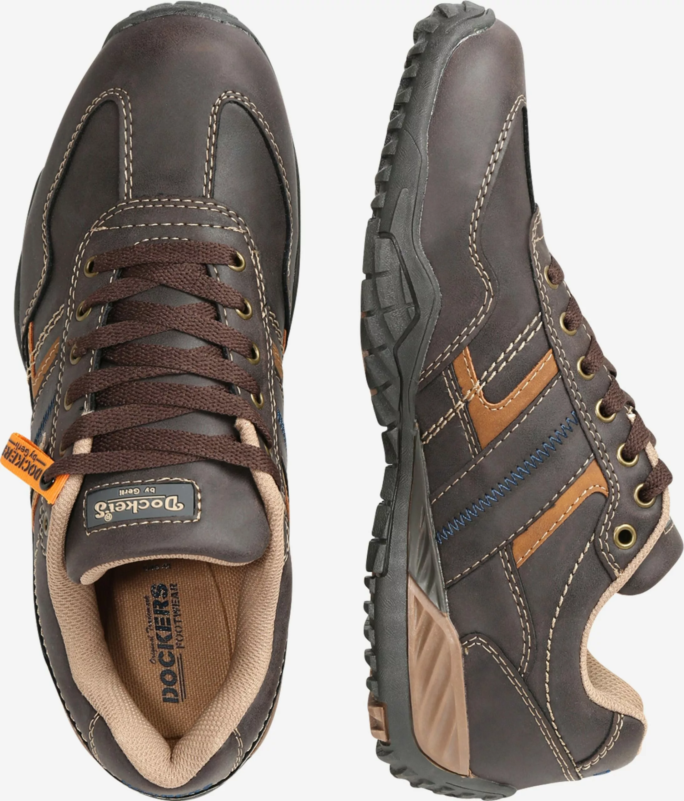 Dockers By Gerli Sportieve Veterschoenen Sportieve Veterschoen Heren Chocoladebruin 2 Dockers By Gerli Sportieve Veterschoenen Sportieve Veterschoen Heren Chocoladebruin - Afbeelding 2