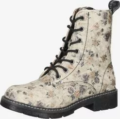 Dockers By Gerli Enkellaarsjes Veterlaarsjes Dames Beige / Chamois / Ecru