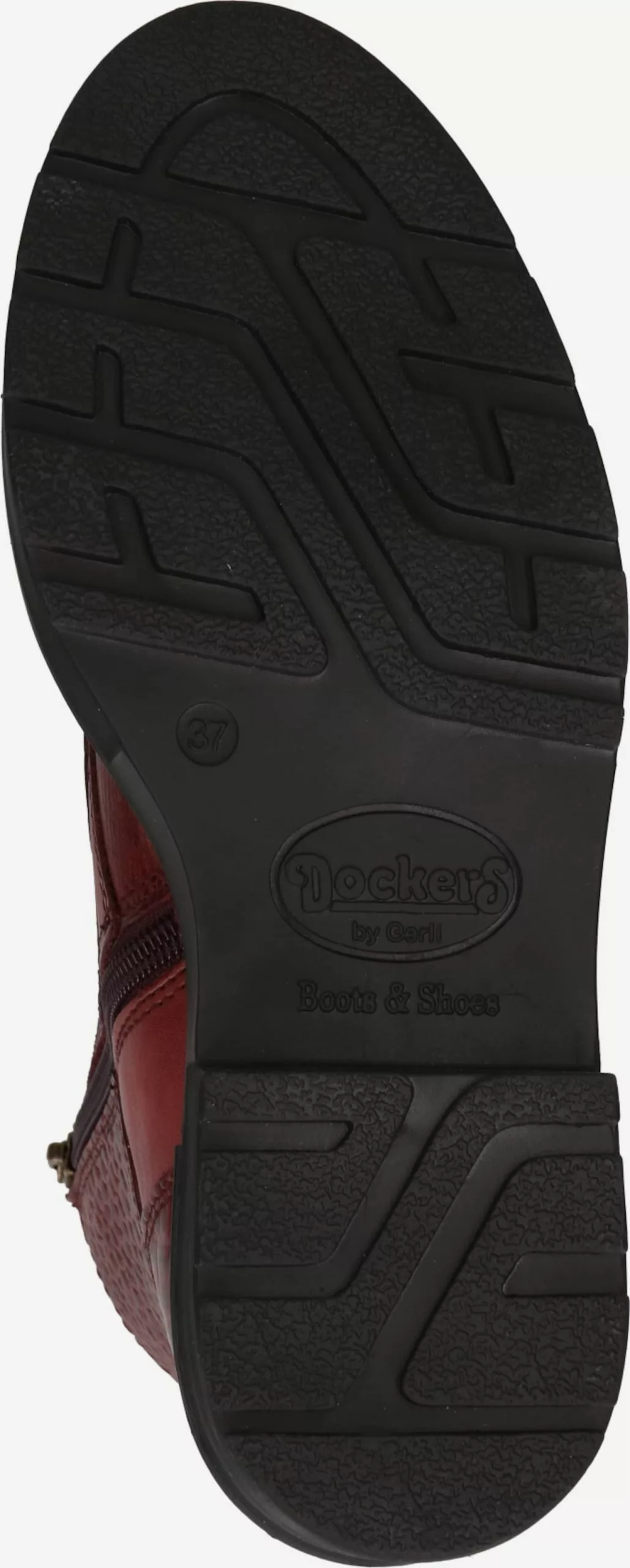 Dockers By Gerli Enkellaarsjes Veterlaarsjes Dames Donkerrood 3 Dockers By Gerli Enkellaarsjes Veterlaarsjes Dames Donkerrood - Afbeelding 3