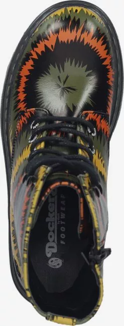 Dockers By Gerli Enkellaarsjes Veterlaarsjes Dames Olijfgroen -Dockers by Gerli Verkoop ba2b5d598ba15fe089fb364a86ce60a3